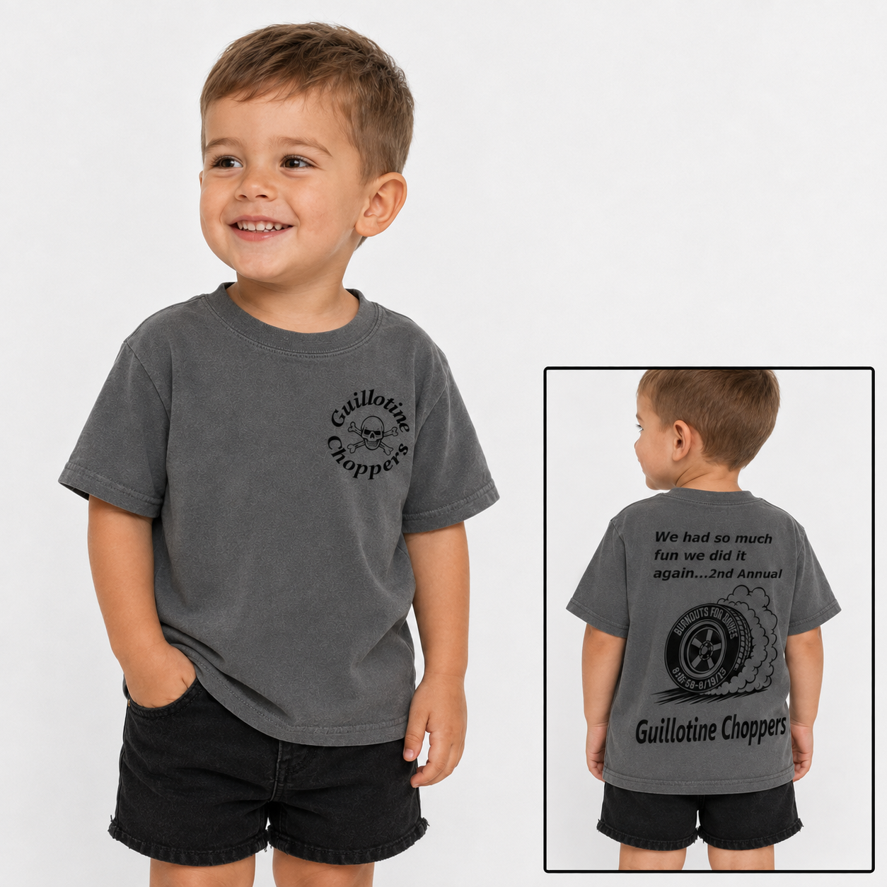 Burnouts For Boyce Youth & Toddler Tee
