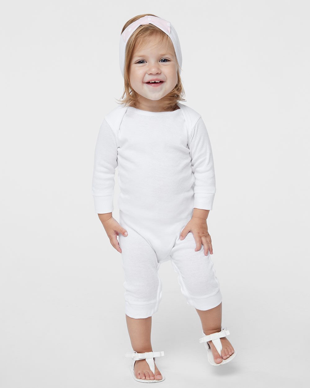 Infant Long Legged Baby Rib Bodysuit - 4412