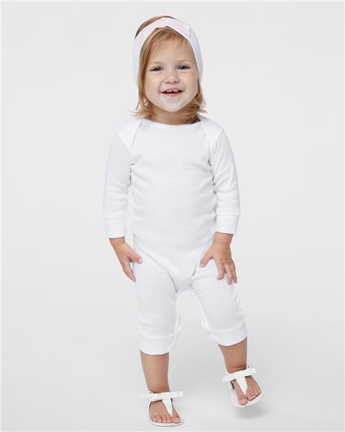 Infant Long Legged Baby Rib Bodysuit - 4412