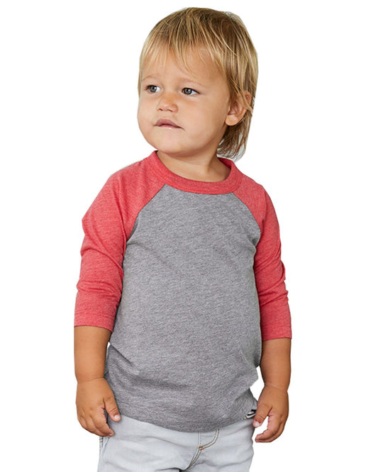 Toddler Three-Quarter Sleeve Baseball Tee - 3200T
