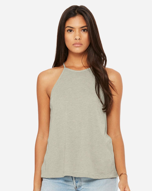 Women's Flowy High-Neck Tank - 8809