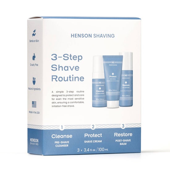 3-Step Shave Routine: pre-Shave/Shave Cream/after-Shave Balm