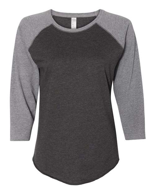 Women's Baseball Fine Jersey Three-Quarter Sleeve Tee - 3530