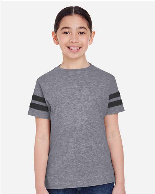 Youth Football Fine Jersey Tee - 6137