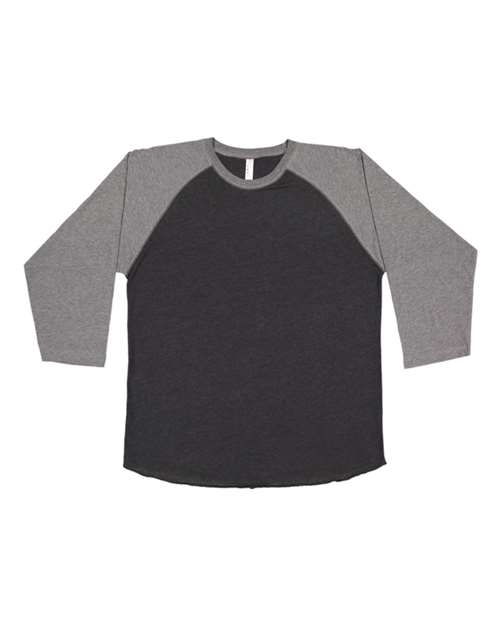 Unisex Baseball Fine Jersey Three-Quarter Sleeve Tee - 6930