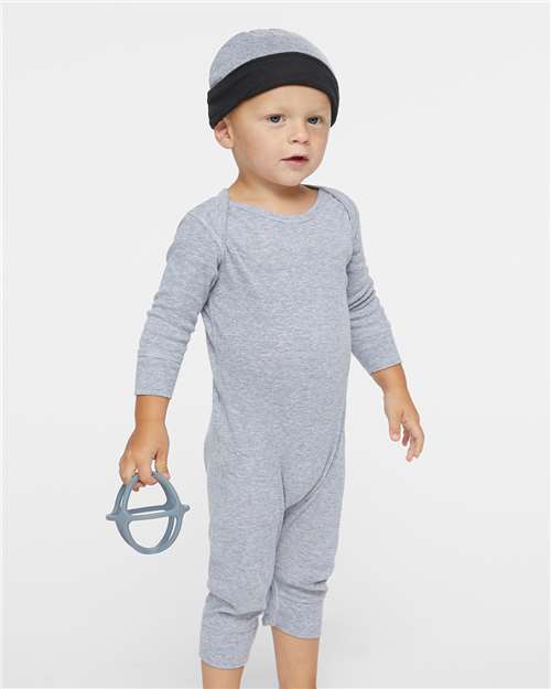 Infant Long Legged Baby Rib Bodysuit - 4412