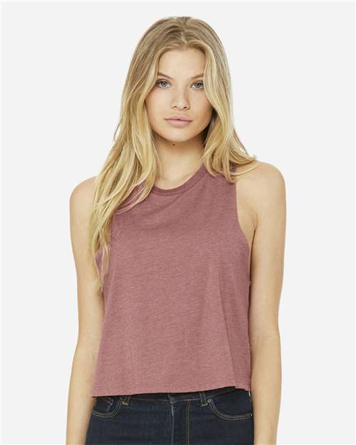 Women's Racerback Crop Tank - 6682