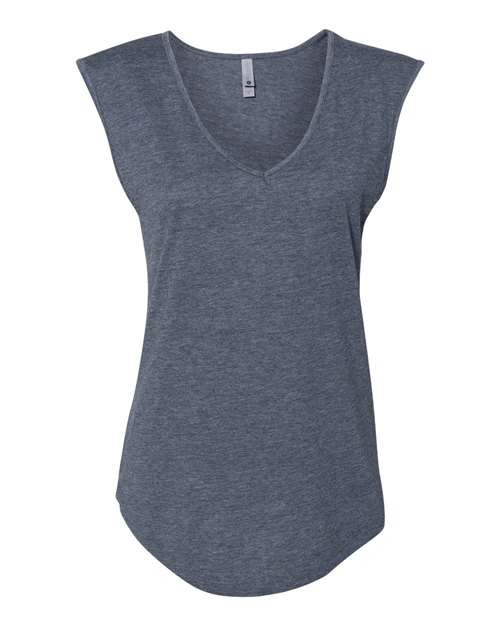 Women's Festival Sleeveless Deep V-Neck Tee - 5040