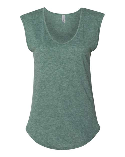 Women's Festival Sleeveless Deep V-Neck Tee - 5040