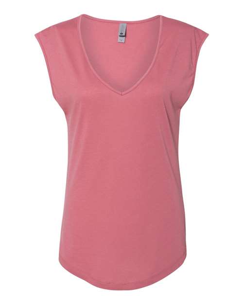 Women's Festival Sleeveless Deep V-Neck Tee - 5040