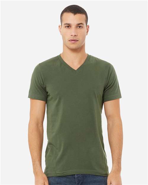 Unisex Jersey V-Neck Tee - 3005