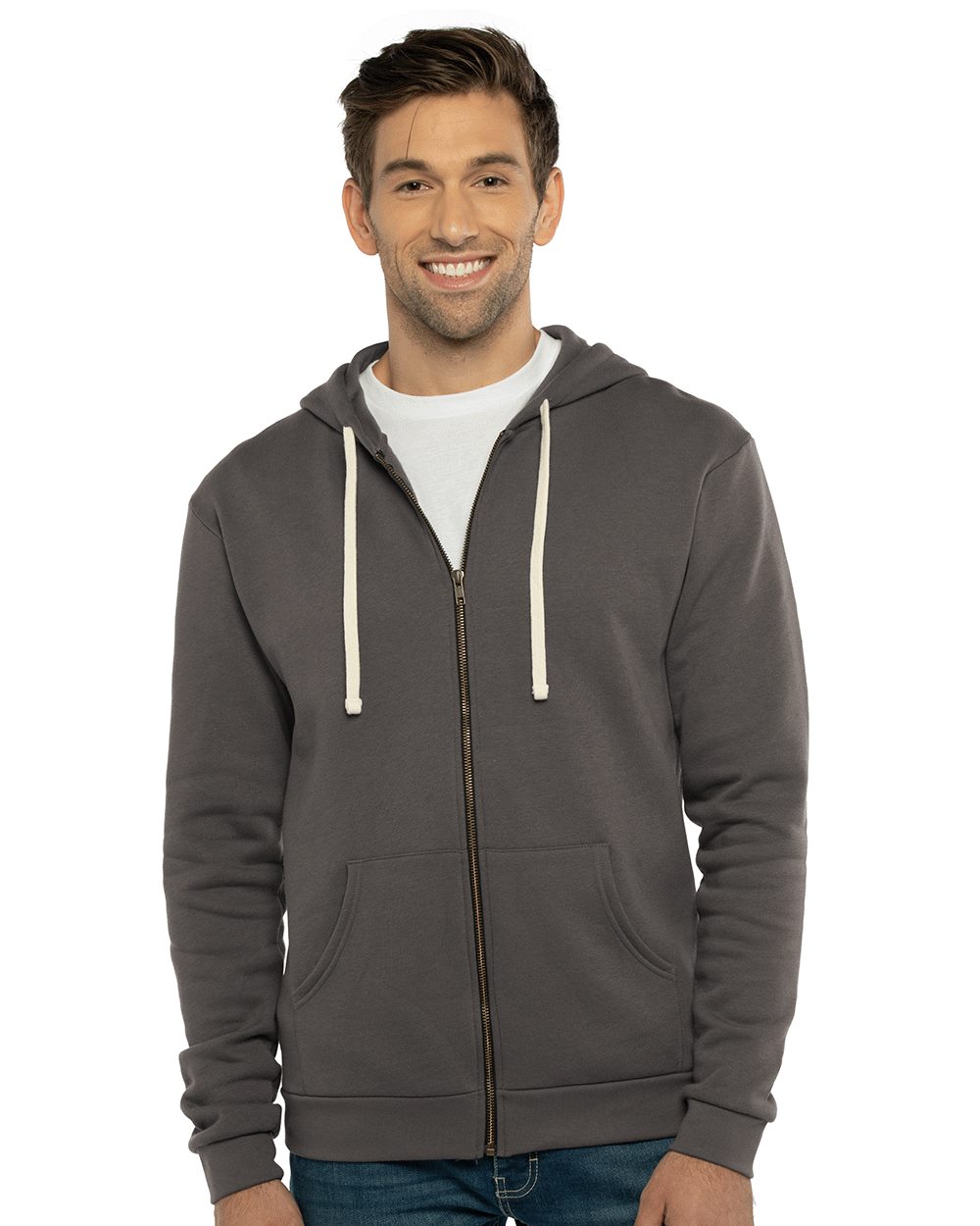 Unisex Santa Barbara Full-Zip Hoodie Sweatshirt - 9602