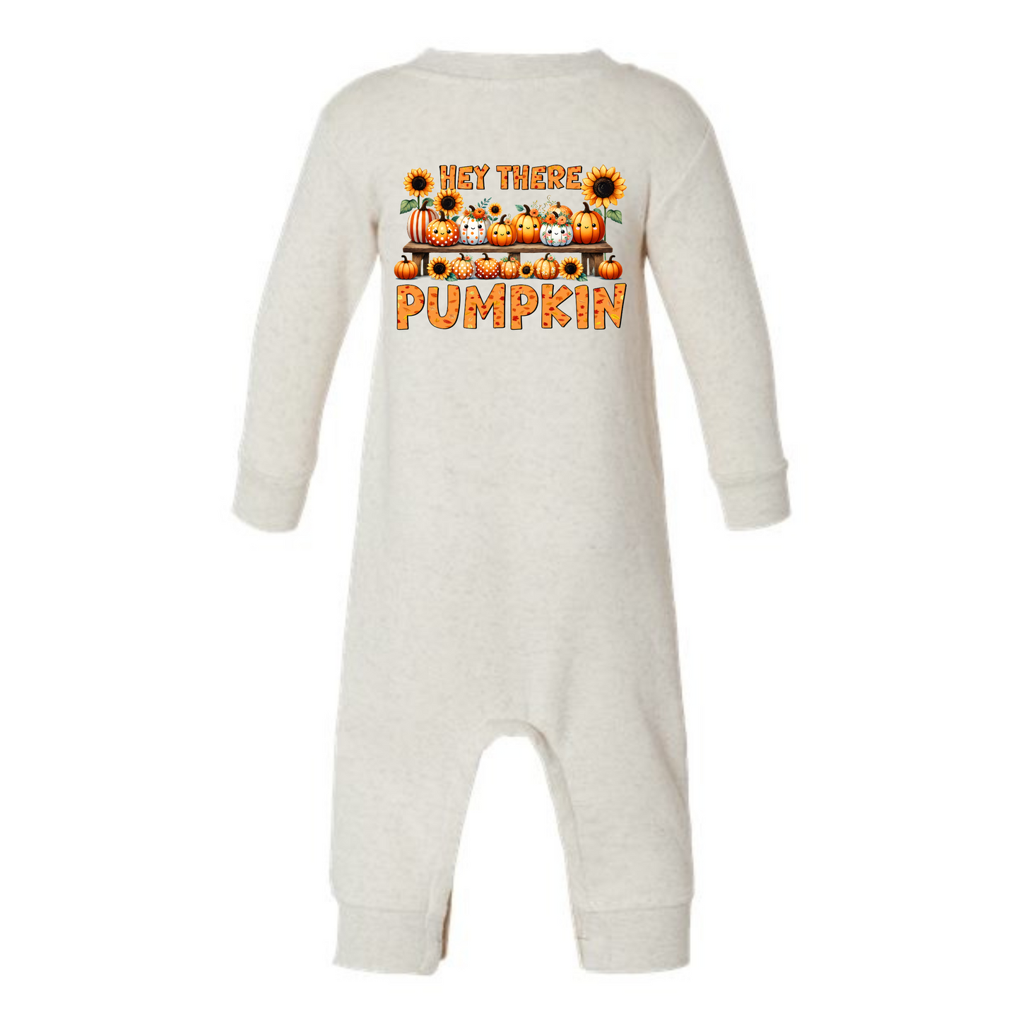 Hey There Pumpkin Infant Graphic Fleece One-Piece