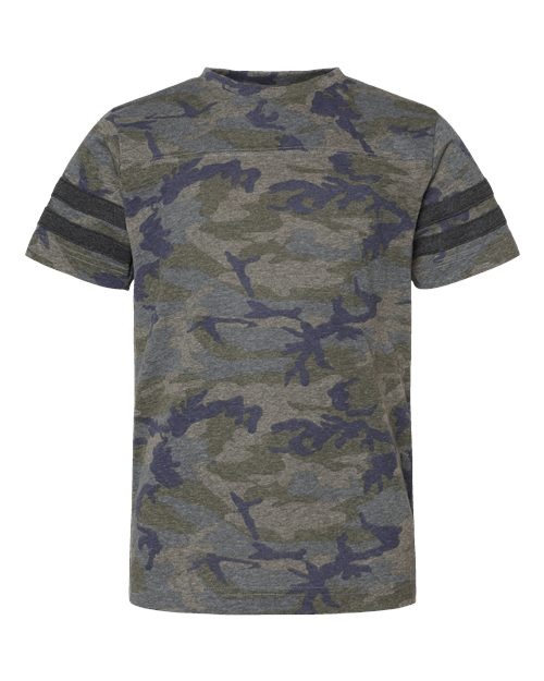 Youth Football Fine Jersey Tee - 6137