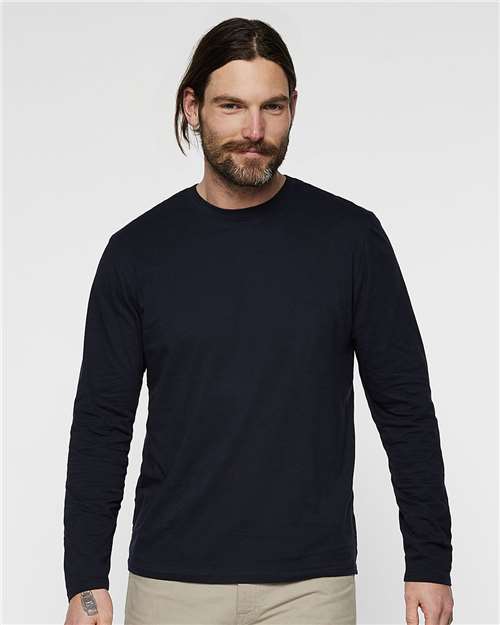 Unisex Fine Jersey Long Sleeve Tee - 6918