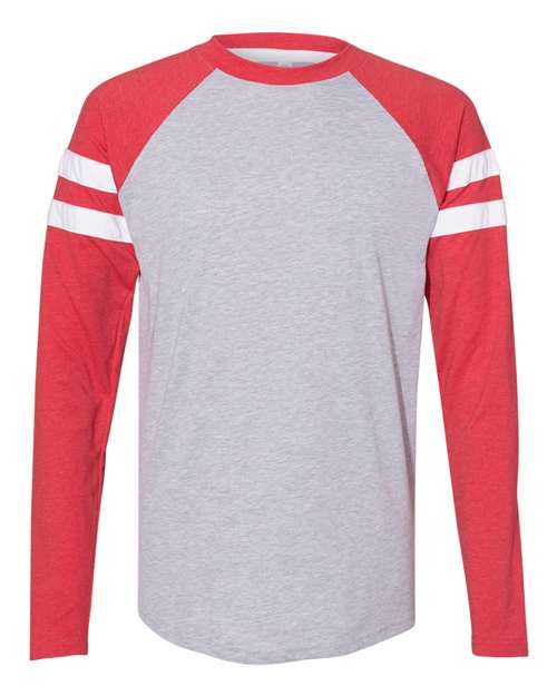 Unisex Fine Jersey Mash Up Long Sleeve Tee - 6934