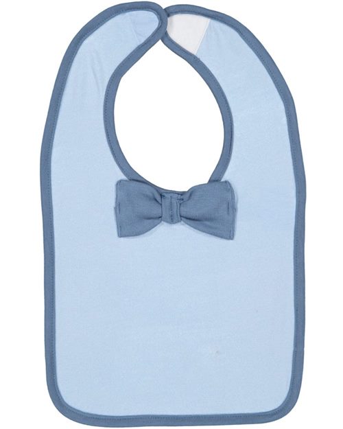 Infant Baby Rib Bow Tie Bib - 1002
