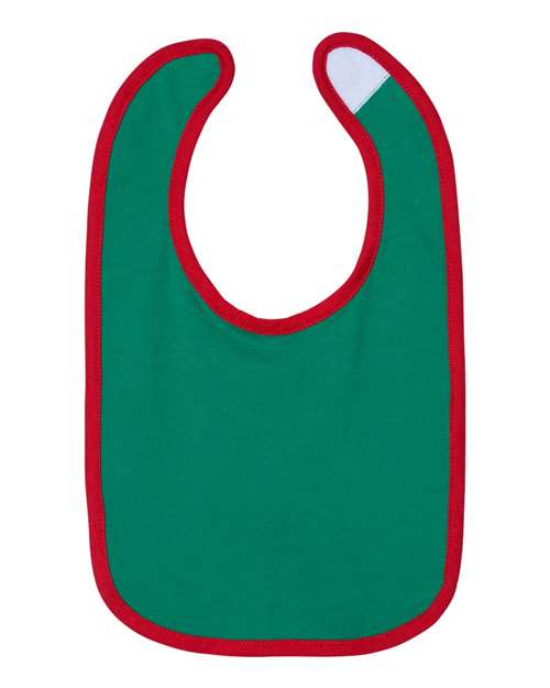Infant Contrast Trim Premium Jersey Bib - 1004