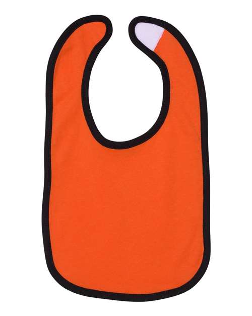 Infant Contrast Trim Premium Jersey Bib - 1004