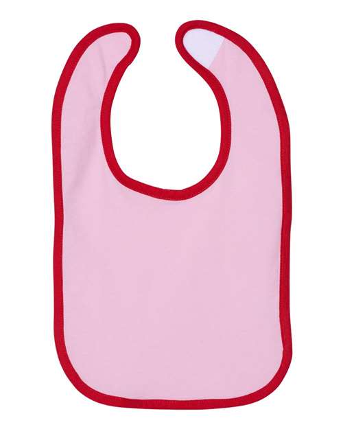 Infant Contrast Trim Premium Jersey Bib - 1004