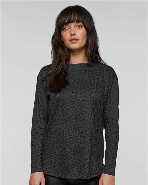 Women's Fine Jersey Long Sleeve Tee - 3508