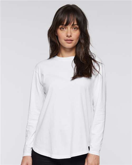 Women's Fine Jersey Long Sleeve Tee - 3508