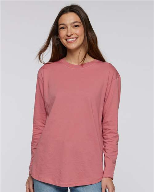 Women's Fine Jersey Long Sleeve Tee - 3508