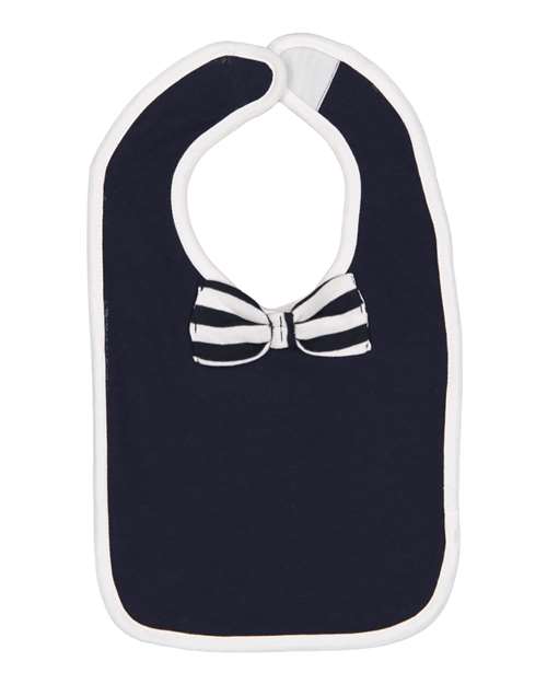 Infant Baby Rib Bow Tie Bib - 1002
