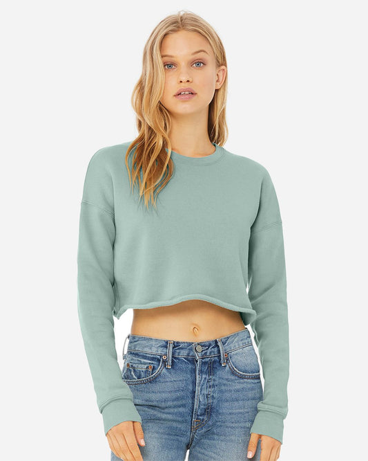 Women's Crop Crewneck Sweatshirt - 7503