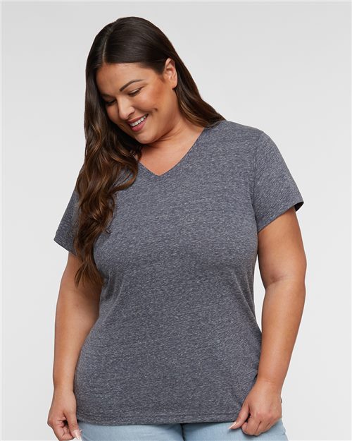 Women's Harborside Mélange V-Neck Tee - 3591