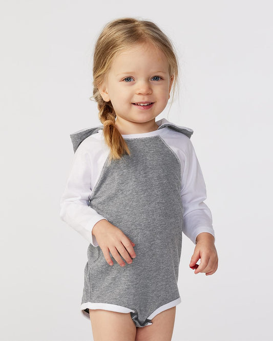 Infant Fine Jersey Long Sleeve Bodysuit with Ears - 4418
