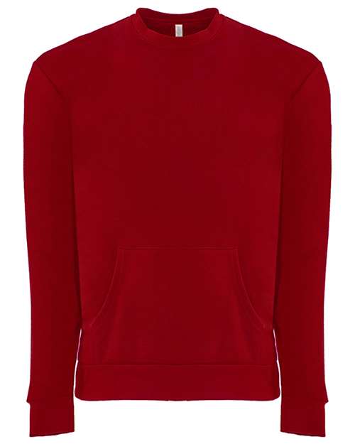 Unisex Santa Barbara Pocket Crewneck Sweatshirt - 9001