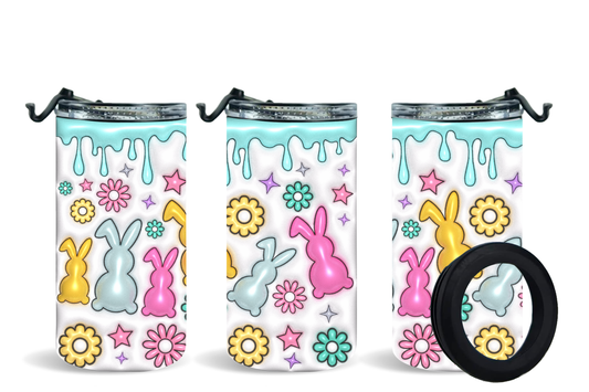 Pastel Drip Bunny Pop Tumblers