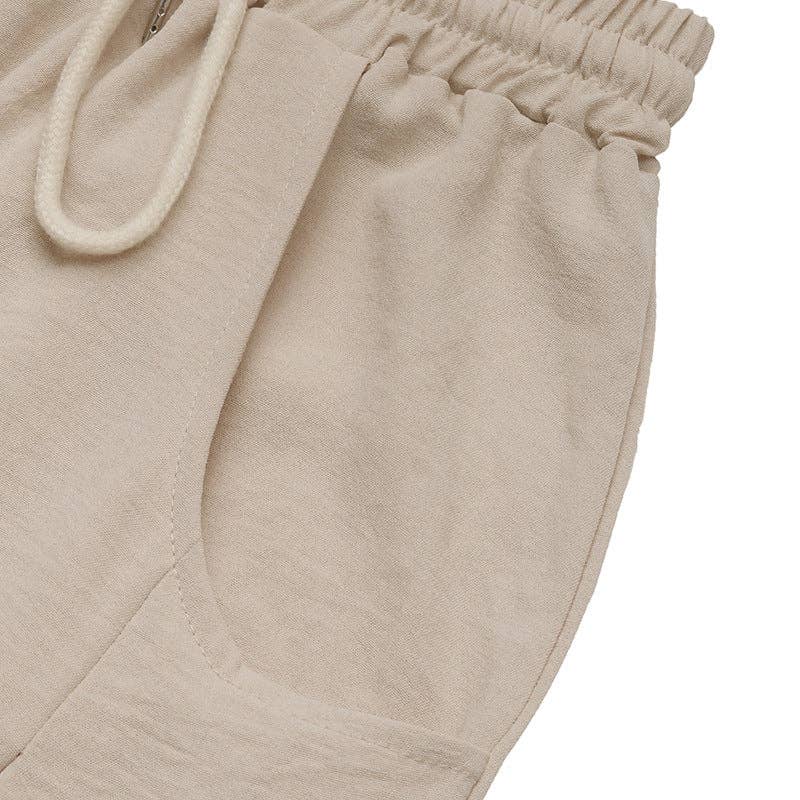 Women’s Drawstring Wide Leg Pants Casual Vacation