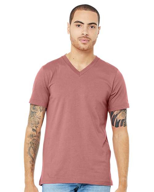 Unisex Jersey V-Neck Tee - 3005