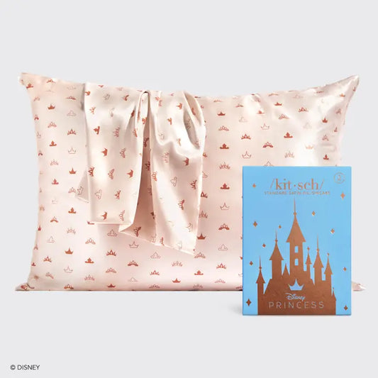 Kitsch Disney Princess Satin Pillowcase - Desert Crown