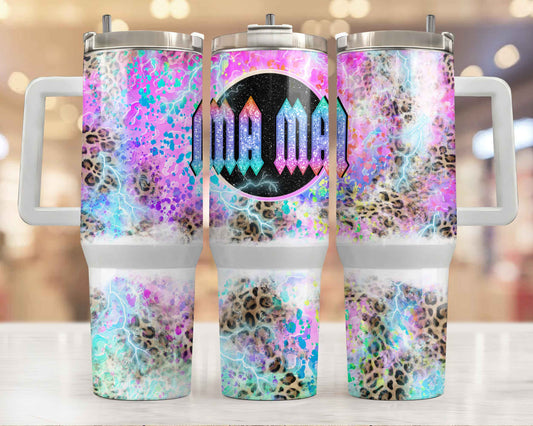 Electric Mama 40oz Tumbler Tumbler Tea-Shirt Shoppe