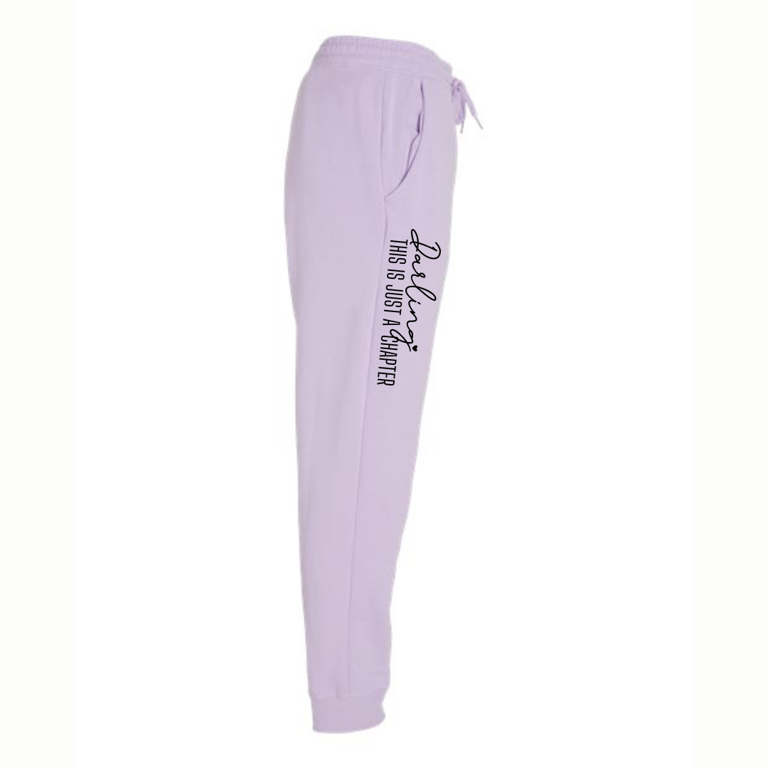 Not The Whole Story Jogger Pants Tea Shirt Shoppe S Lavender