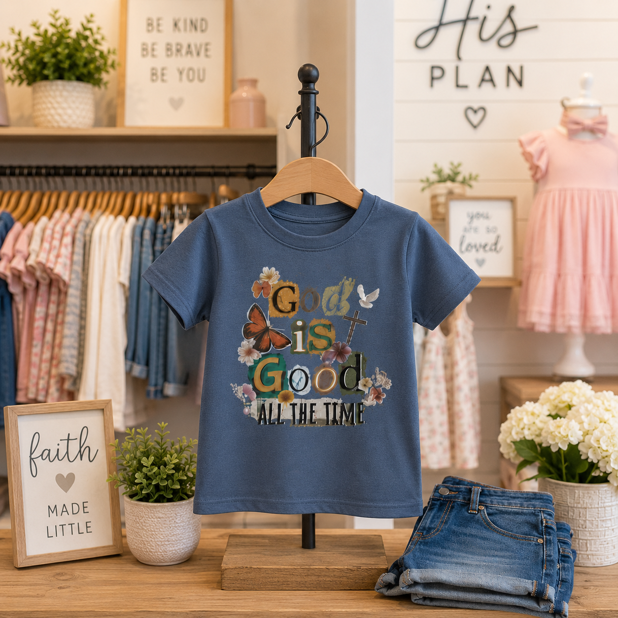 God Is Good Youth & Toddler Graphic Tshirt