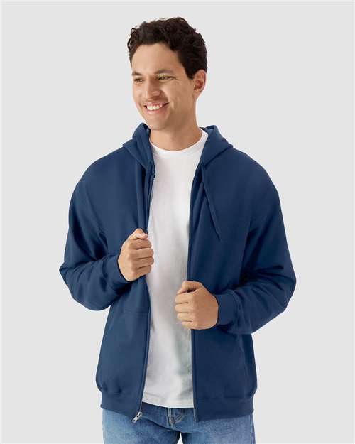 Unisex Softstyle® Midweight Full-Zip Hooded Sweatshirt - SF600