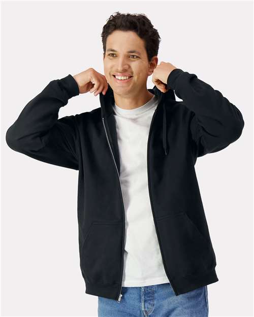 Unisex Softstyle® Midweight Full-Zip Hooded Sweatshirt - SF600