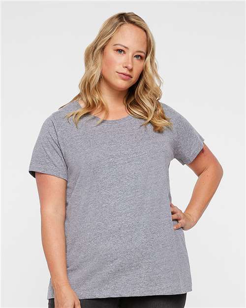 Women's Curvy Collection Fine Jersey Tee - 3816
