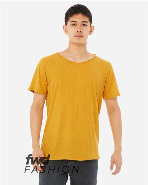 Unisex FWD Fashion Triblend Raw Neck Tee - 3414