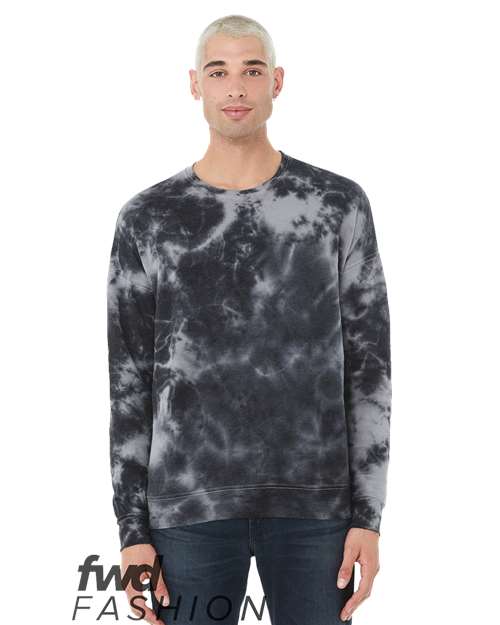 Unisex FWD Fashion Tie-Dyed Crewneck Sweatshirt - 3945RD