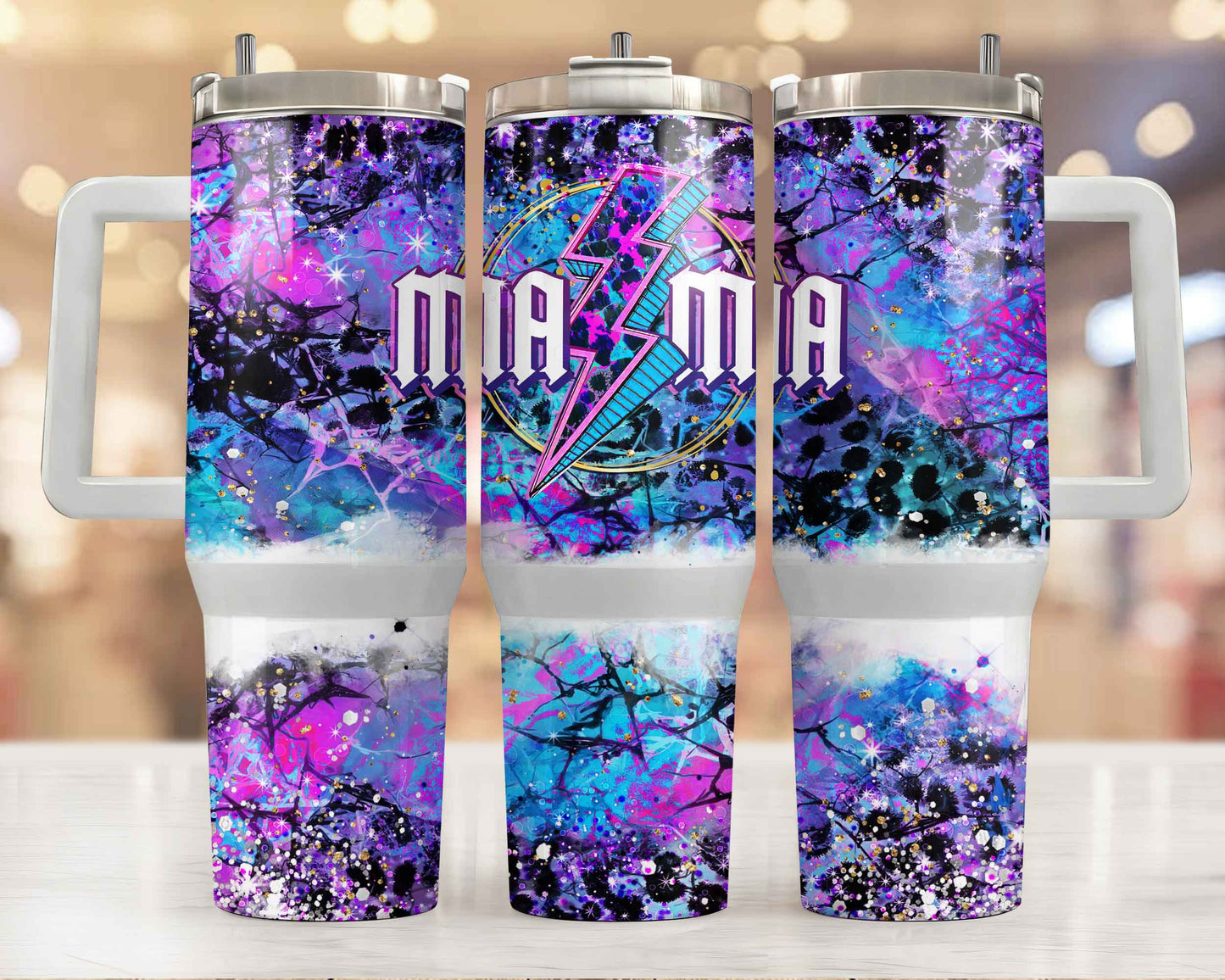 Galaxy Mama 40oz Tumbler Tumbler Tea-Shirt Shoppe