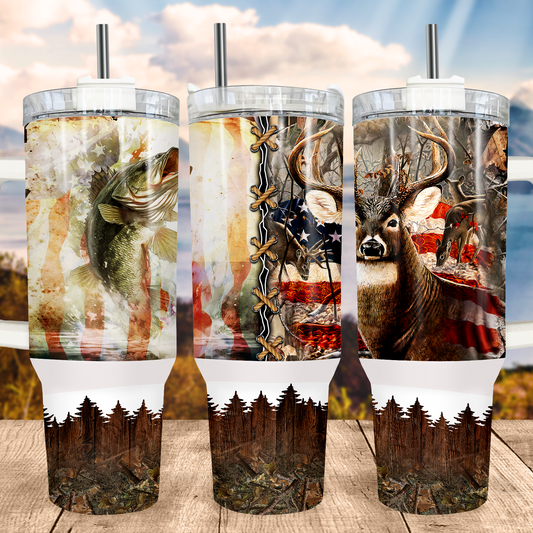 All American 40oz Tumbler Tumbler Tea-Shirt Shoppe