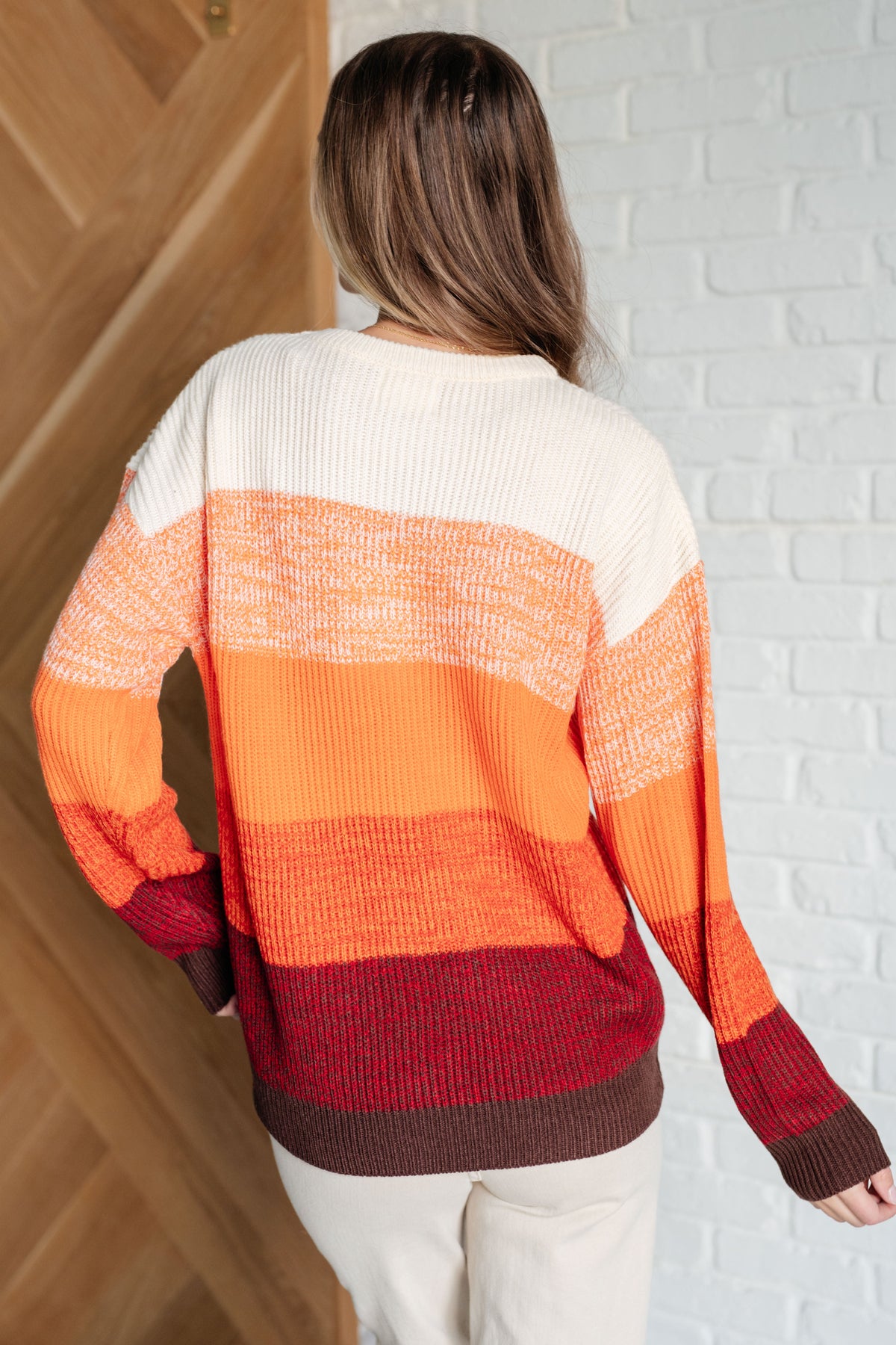 All Too Well Color Block Sweater in sweater knit – alternate view 7