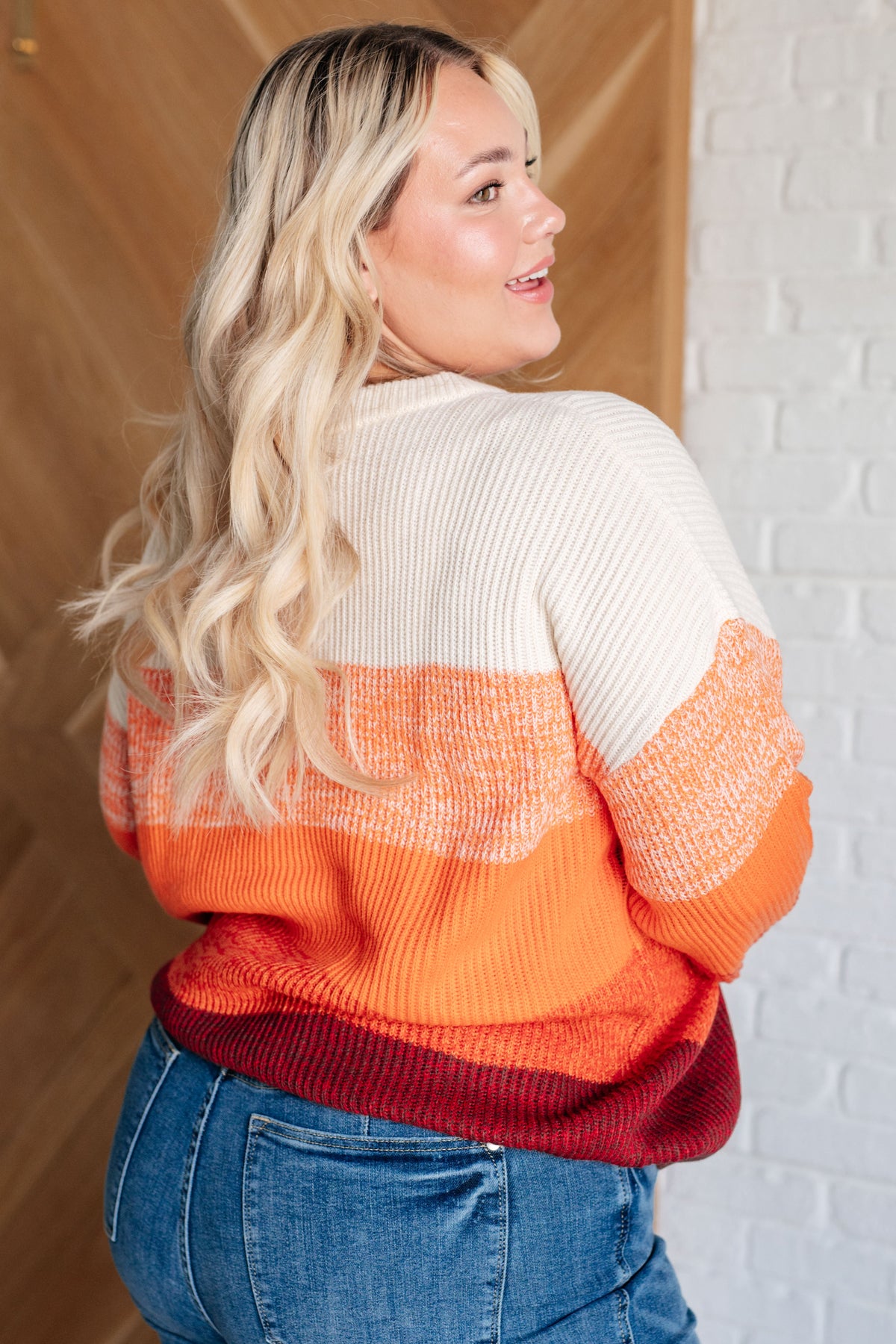 All Too Well Color Block Sweater in sweater knit – alternate view 6