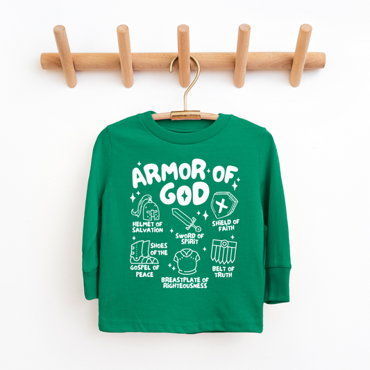 Armor Of God Youth & Toddler Long Sleeve Graphic Tee