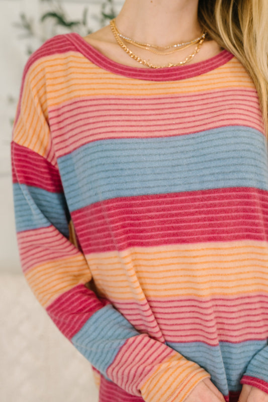 Back Home  Drop Shoulder Top in terry – alternate view 2